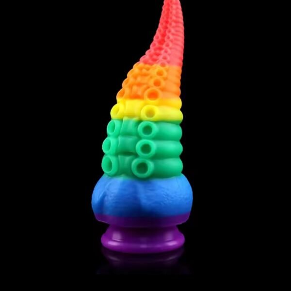 Rainbow Octopus Dildo