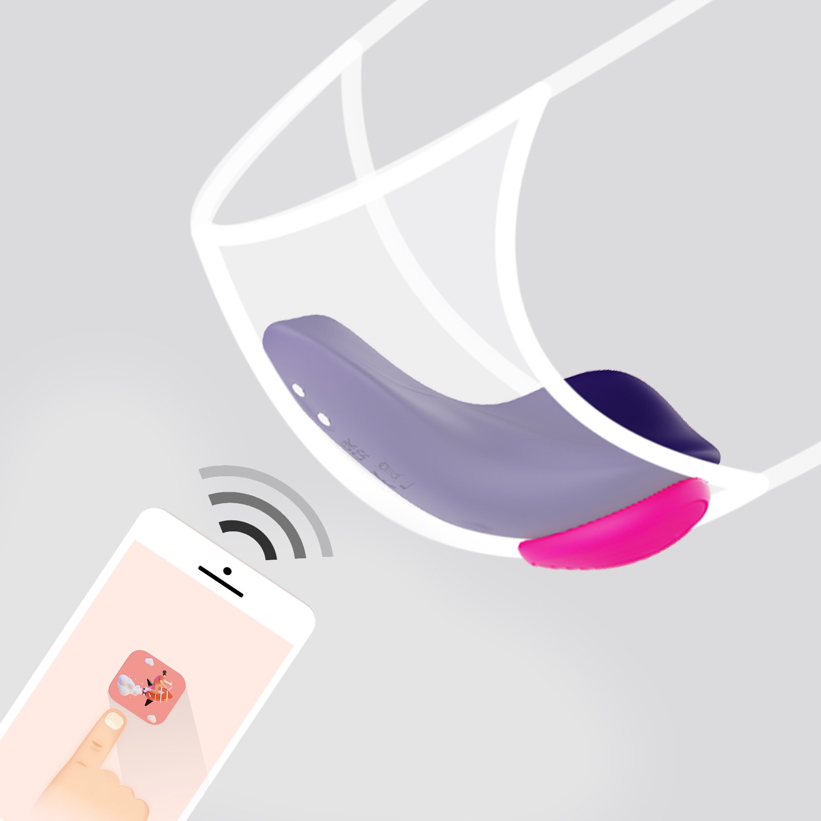 WY0630app-panty-vibrator.jpg Climatic App Controlled Panty Vibrator - Image 1