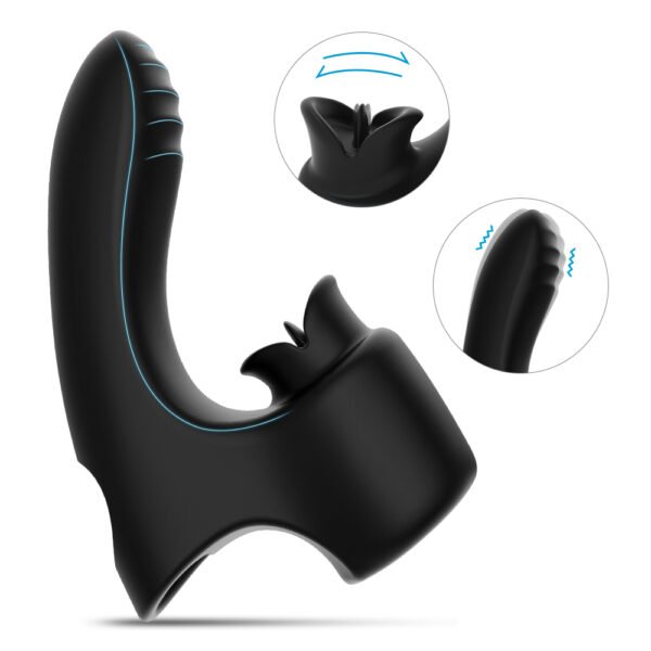 Kiss finger vibrator