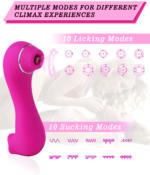 Spasm sucking and licking vibrator - Image 2